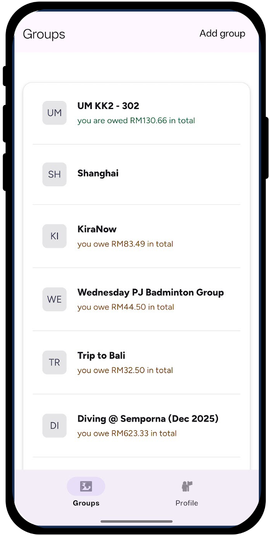 Create a group screenshot